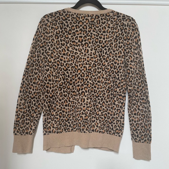Merona brand leopard print cardigan size S - Picture 2 of 4